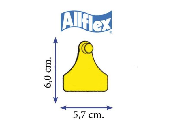 MARCA ALLFLEX JUNIOR FEMMINA GIALLA