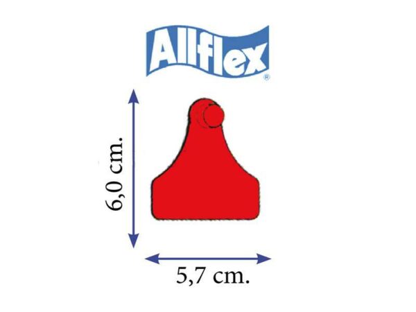 MARCA ALLFLEX JUNIOR FEMMINA ROSSA
