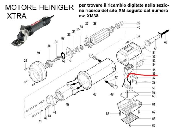 HEINIGER XTRA MOTORE RICAMBIO HEINIG XTRA CONDENSATORE 0,15 uF FIG. XT56 Cod: ABBHE701-669B RICAMBIO HEINIG XTRA CONDENSATORE 0,15 uF FIG. XT56